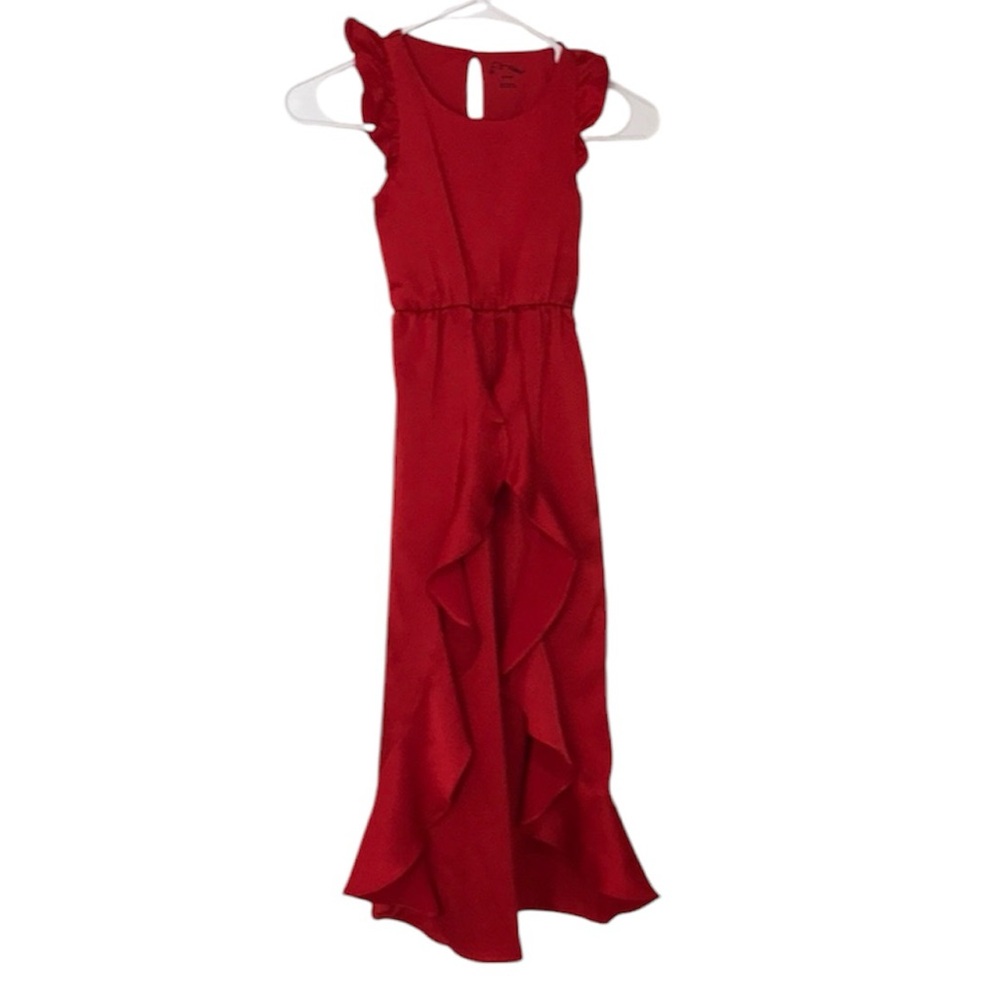 Girls red romper size XS